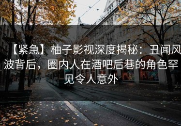 【紧急】柚子影视深度揭秘：丑闻风波背后，圈内人在酒吧后巷的角色罕见令人意外