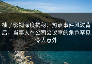 柚子影视深度揭秘：热点事件风波背后，当事人在公司会议室的角色罕见令人意外
