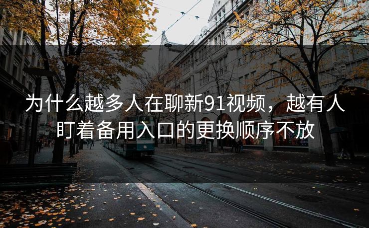 为什么越多人在聊新91视频，越有人盯着备用入口的更换顺序不放